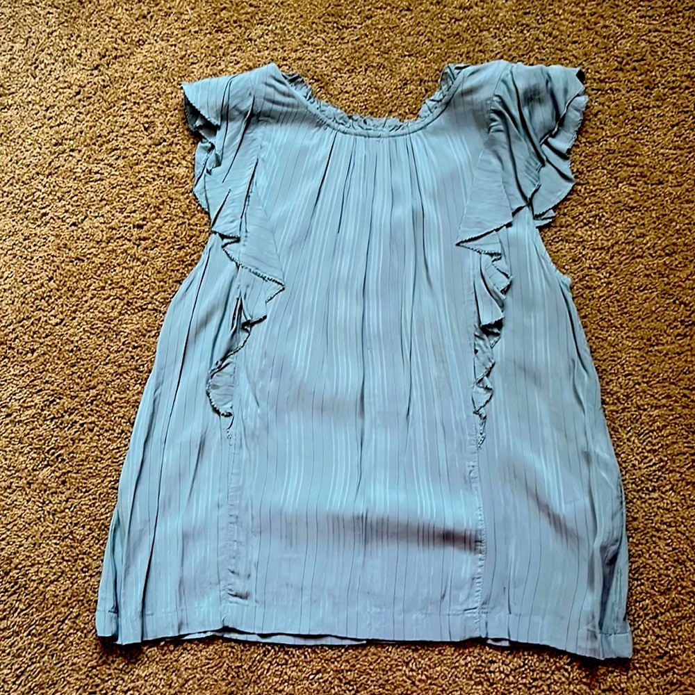 XS Lucky brand ruffle top NWOT